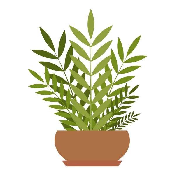 Ev bitki simgesi, düz stil