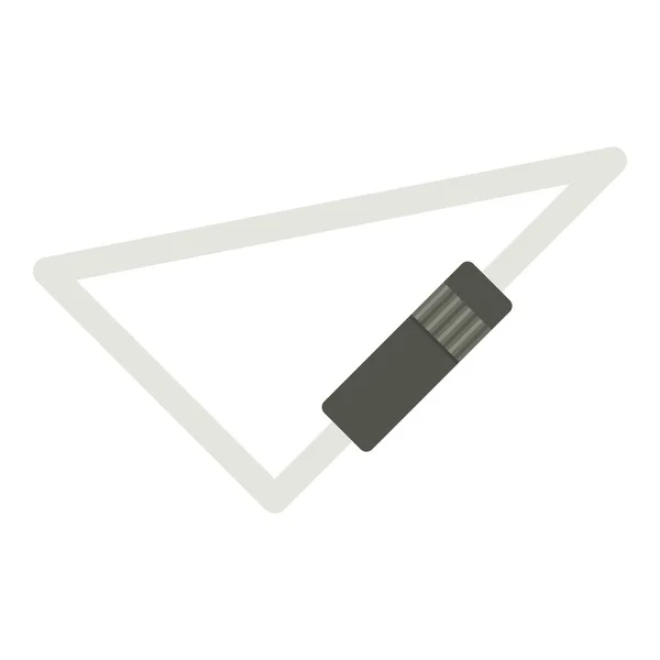 Karabina simgesi, düz stil