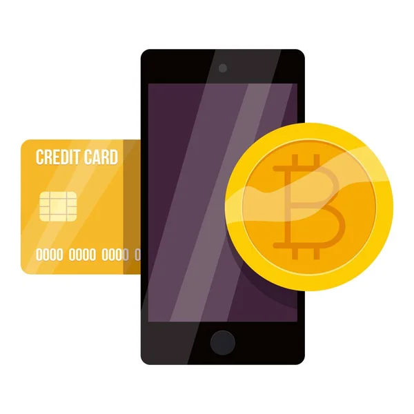 Bitcoin Satım simgesi, karikatür tarzı