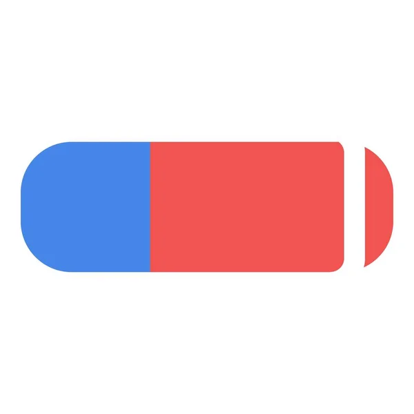 Silgi simgesi, düz stil