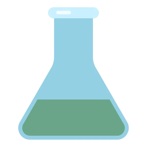 Şişesi kimya simgesi, düz stil