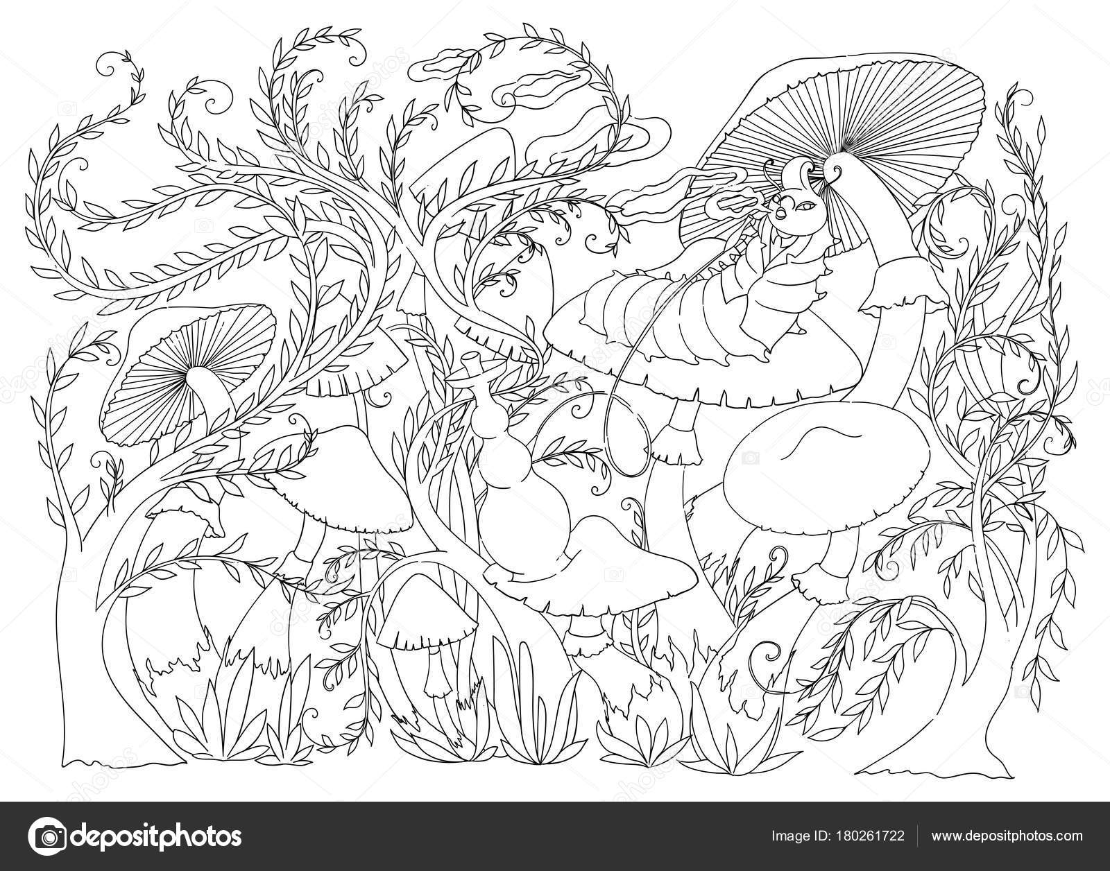 Hookah Caterpillar Tattoo