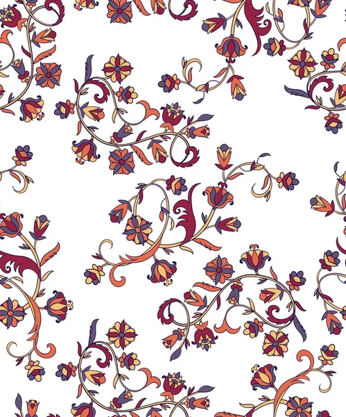 Бесшовный Рисунок Арабеском Восточное Украшение Цветочный Дизайн Приглашения Открытки Обои — стоковый вектор