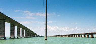 florida keys su yedi mil Köprüsü iki açıklıklı arasında merkezi kutup 