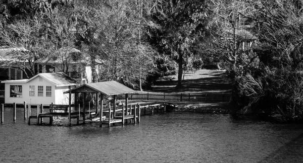 home ortega Nehri jacksonville Florida üzerinde bulunan siyah beyaz resim