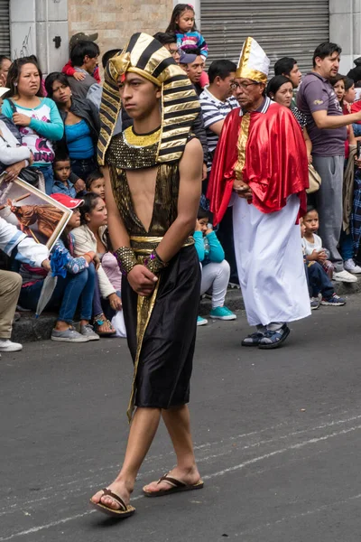 Quito Pichincha Ecuador Marzo 2018 Marcha Los Penitentes Procesión Del —  Fotos de Stock