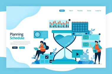 Planlama programının iniş sayfası. Proje programı, görevleri, faaliyetleri, faaliyetleri, planlama, geliştirme, yönetme, yürütme, kontrol etme ve yönetme politikaları, prosedürleri, belgelerini oluşturma süreci