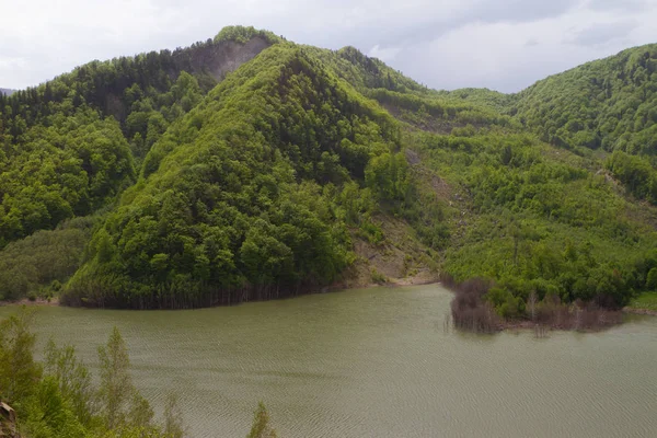 Beautiful landscape from Siriu barrage, Buzau county, Romania — Stock Photo, Image