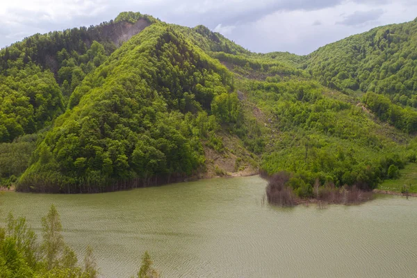 美丽的风景，从罗马尼亚布泽乌集团军县 Siriu 接二连三 — 图库照片
