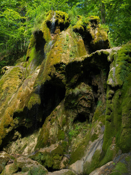 Beusnita Waterfall in Beusnita National Park Romania