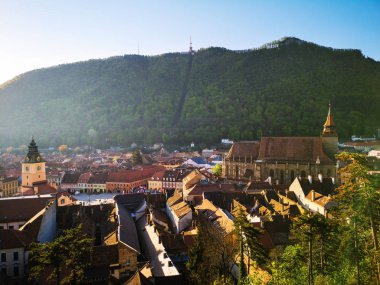 tarihi merkez ve siyah Kilisesi Brasov, görünümü