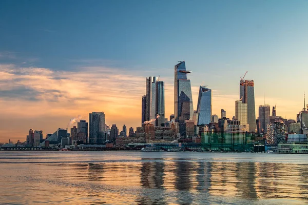 Blick Auf Die Skyline Von New York City Morgengrauen Von — Stockfoto
