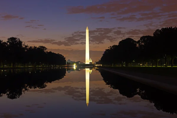 Washington Monument in the National Mall, Washington DC. — Stock Photo, Image