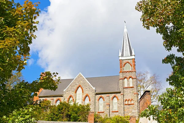 Chiesa cattolica di San Pietro a Harpers Ferry, Virginia Occidentale, Stati Uniti . — Foto Stock