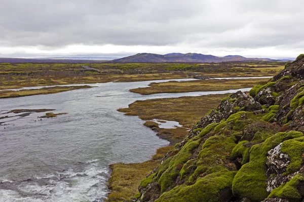 İzlanda doğaüstü manzara. — Stok fotoğraf