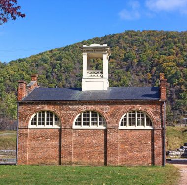 John Browns Fort Harpers Ferry Ulusal tarihi Park, Batı Virginia, ABD. 