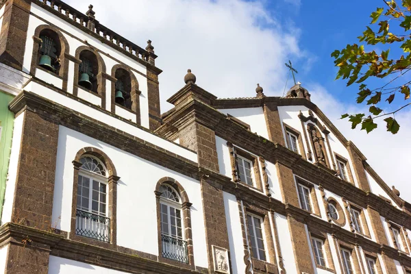 Kyrkan Joseph Ponta Delgada Sao Miguel Azorerna Portugal Tidig Gotisk — Stockfoto