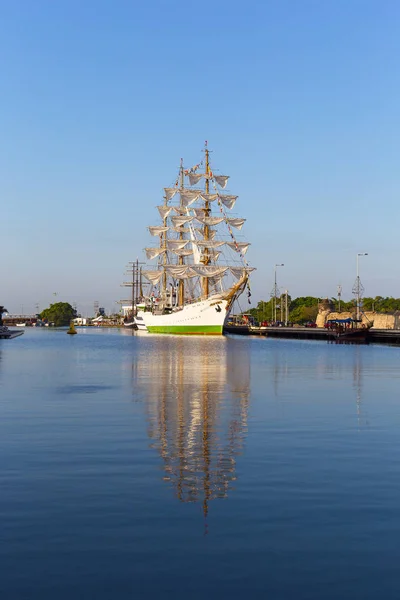 Historische Colombiaanse Tall Ship Pier Cartagena Colombia December 2015 Open — Stockfoto