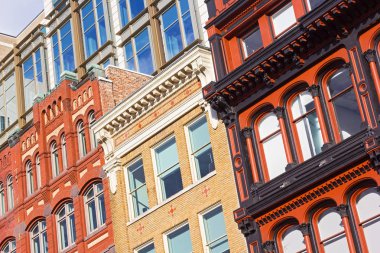 Washington Dc binaların mimari elemanlar. Washington Dc şehir tarihi ve modern binalar.