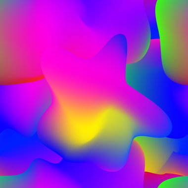 Sıvı renkli seamless modeli. Vektör.