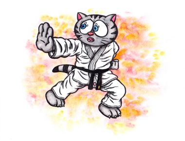 Mücadele ruhu (Power of Karate-Do, 2017 karate yavru kedi)