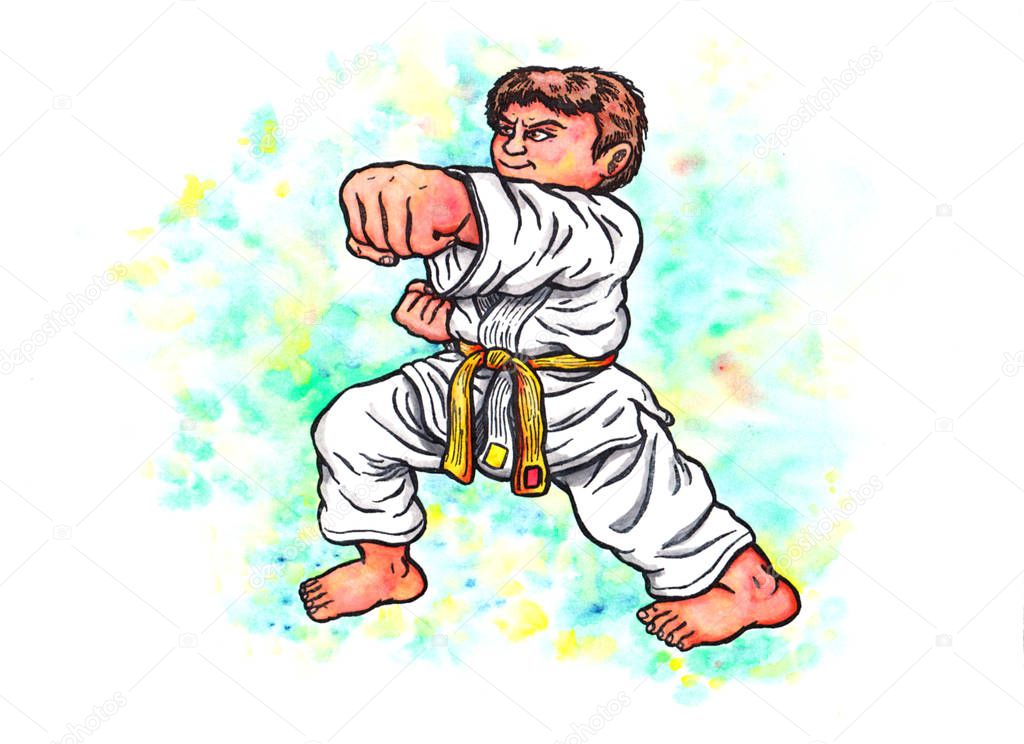 Karate Kids - boy punching (The Power of Karate-Do, 2017)