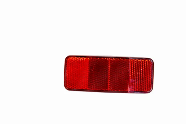 Rear red reflectors for  bike wheel — Stock Photo, Image
