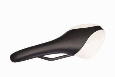 Bisiklet karbon fiber eyer izole 