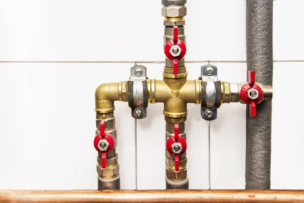 Copper valves and pipes