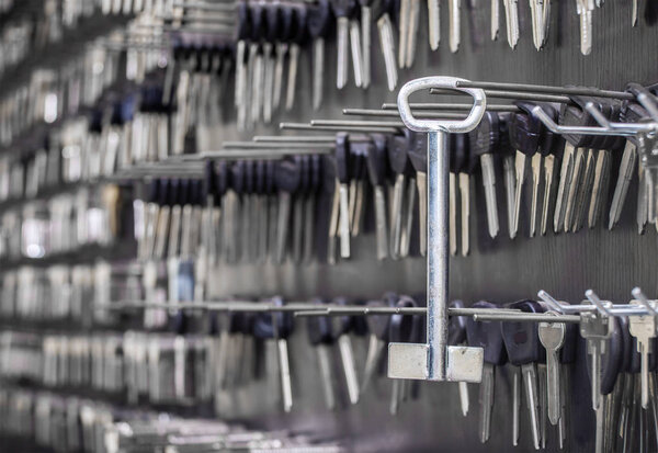 Big key on a special wall 