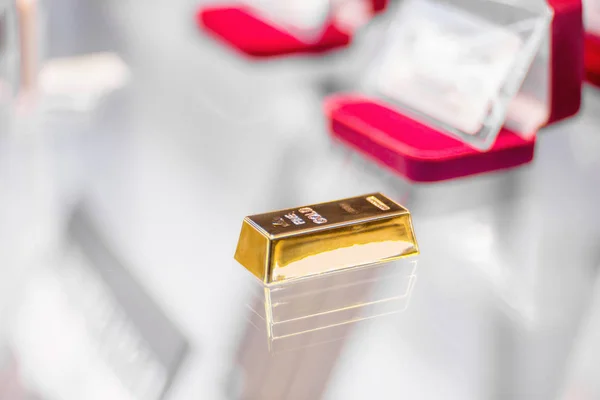 Photo of a  gold bar — Stock Photo, Image