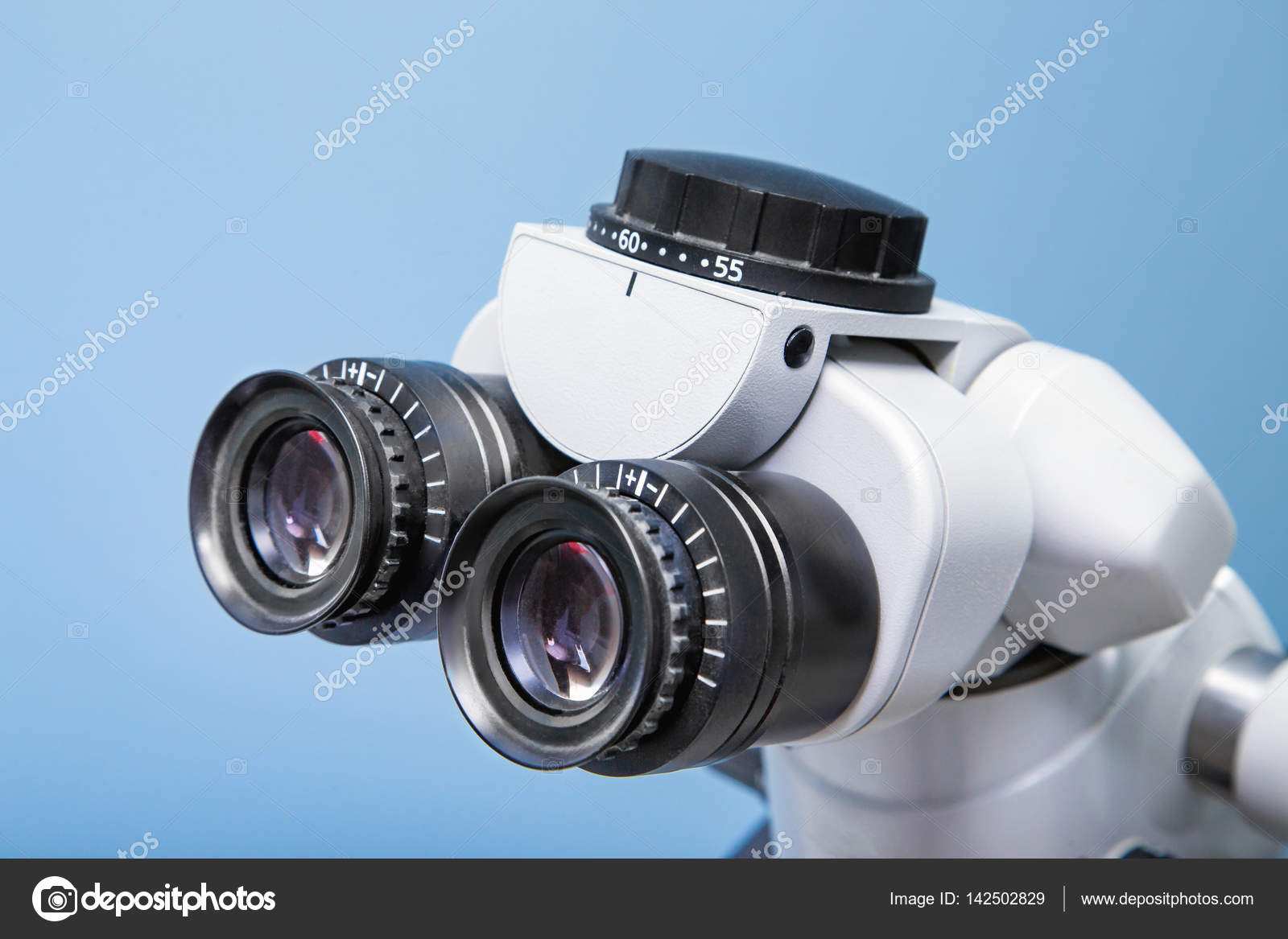Professional dental endodontic binocular microscope — Stock Photo