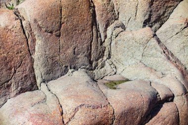 Kırık taş parçası yakın çekim