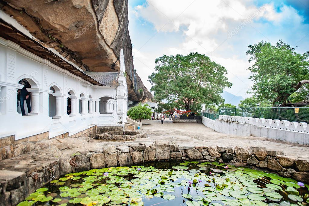 Dambulla cave temple  also known as the Golden Temple of Dambulla is a World Heritage Site in Sri Lanka. 