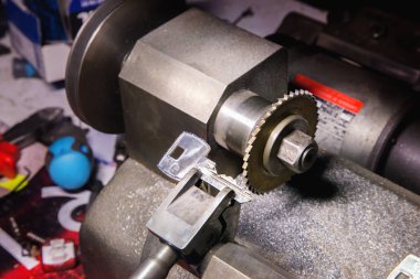 Makine anahtarları ile kopyalama tuşu Görünümü Kapat