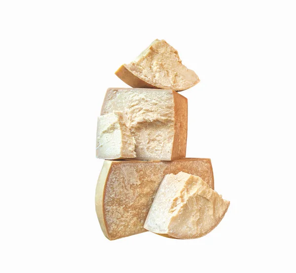 Fermented cheese pieces — Stock Photo, Image