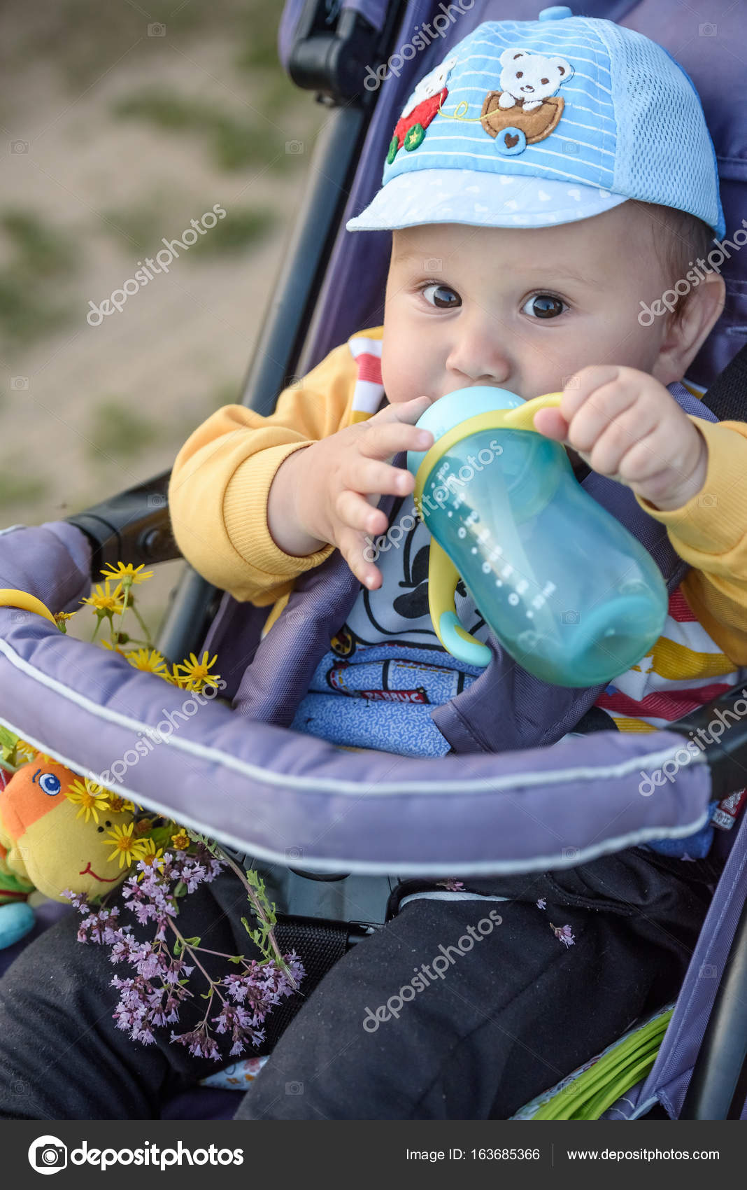 baby in a carriage