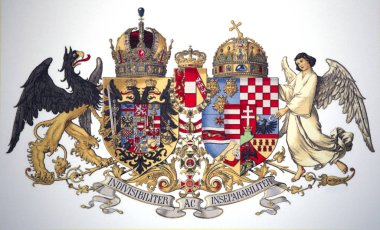 Common medium coat of arms of Austrian-Hungarian Monarchy