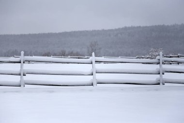 Beyaz dağ tepe üzerinde elli tonları