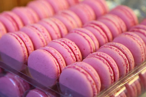 Savoureux doux coloré macaron concept de boulangerie foyer sélectif — Photo