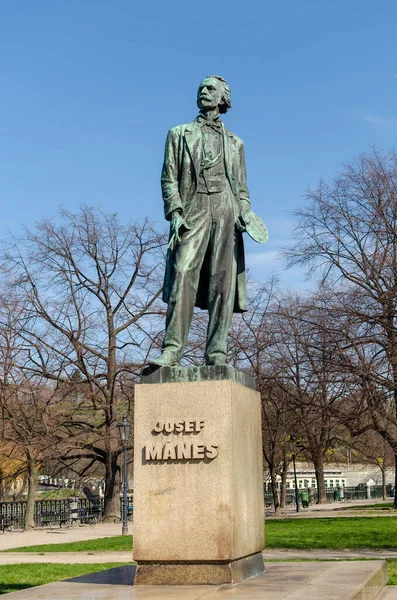 Prag 'daki Josef Manes anıtı. Çek Cumhuriyeti