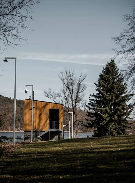 Czech cumhuriyetindeki tepedeki ev