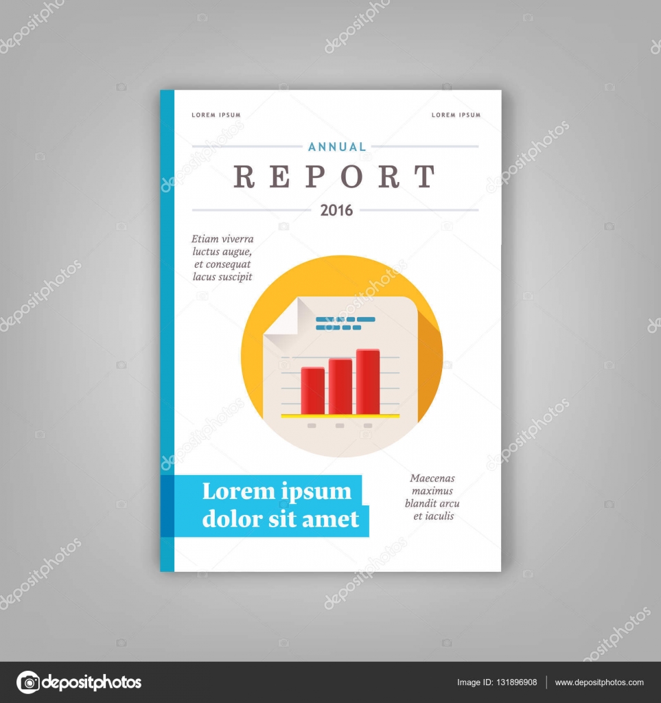 Download Blue Annual Report Leaflet Brochure Template A4 Size Design Book Cover Layout Design Abstract Minimalistic Cover Mockup Vector Image By C Iam Frukt Vector Stock 131896908