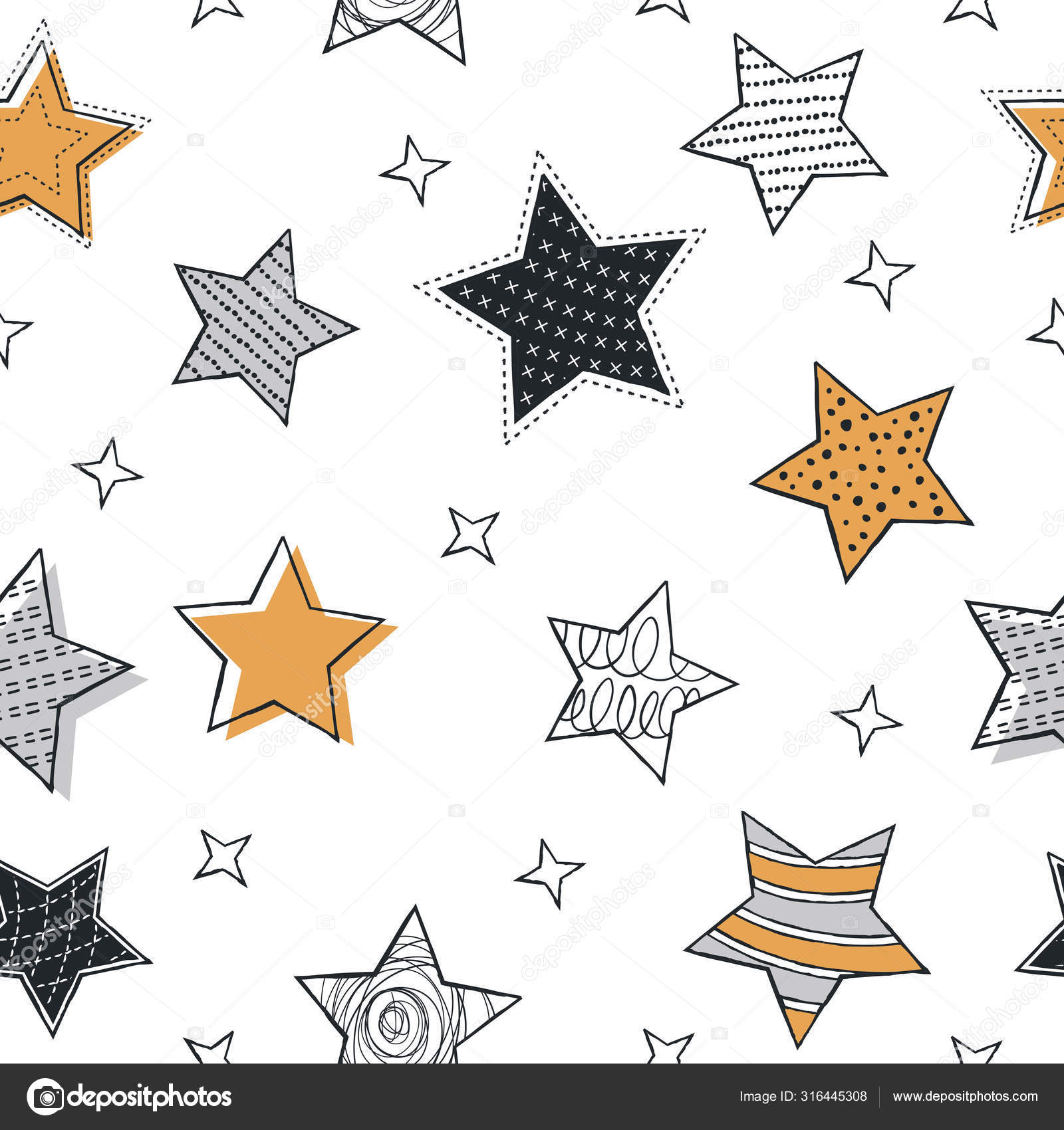 Cute Stars Tissue Paper