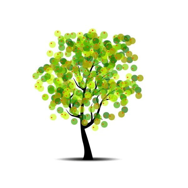 Στυλιζαρισμένη διάνυσμα δέντρο — Διανυσματικό Αρχείο