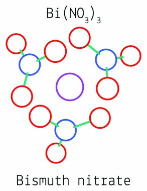 Bizmut nitrat Bin3o9 molekül