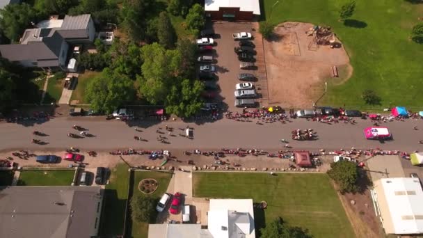 Desfile y Celebración del 4 de Julio — Vídeos de Stock