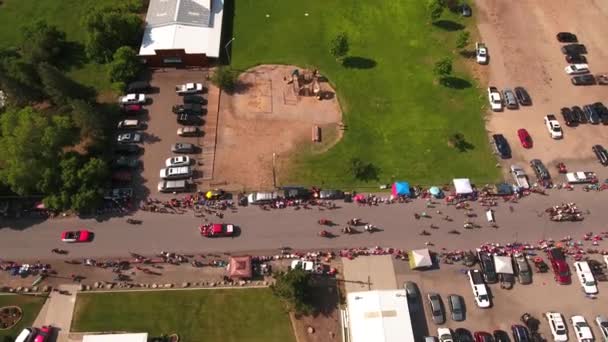 Desfile y Celebración del 4 de Julio — Vídeos de Stock