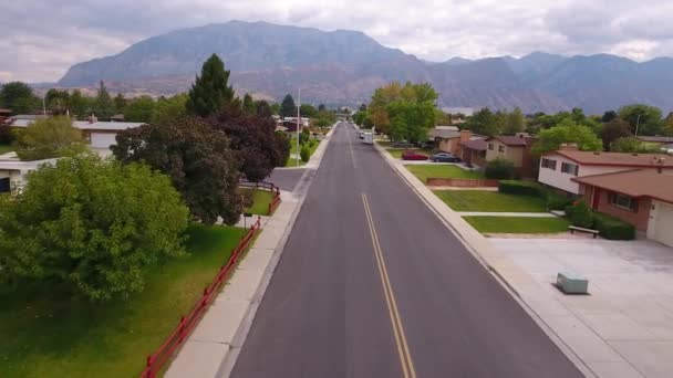 市郊外の道路上の車 — ストック動画