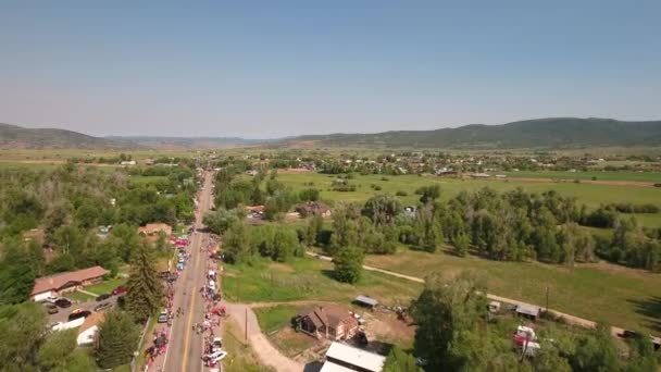 Desfile y Celebración del 4 de Julio — Vídeos de Stock